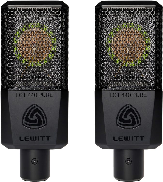 Lewitt LCT 440 Pure Condenser Microphones - Stereo Pair