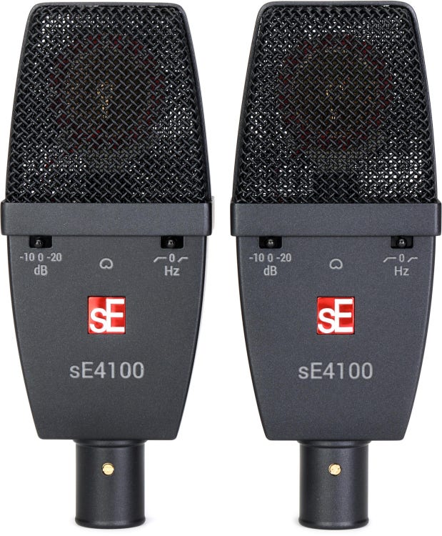 sE Electronics sE4100 Large-diaphragm Condenser Microphones - Matched Pair